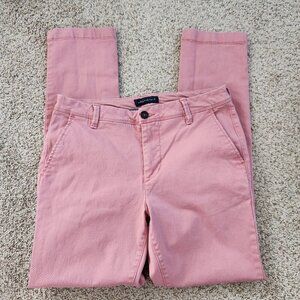 Aeropostale Skinny Leg Pink Khaki Pants